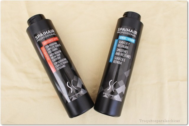 shampoo and balm softener spaihair